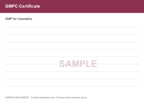 GMPC certificate sample thumbnail
