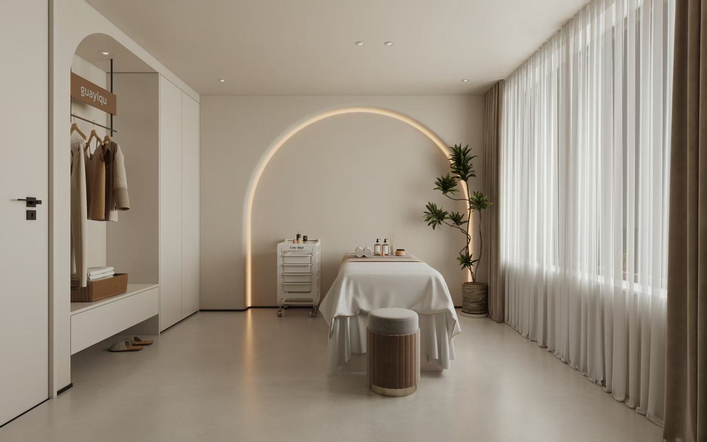 Double treatment room